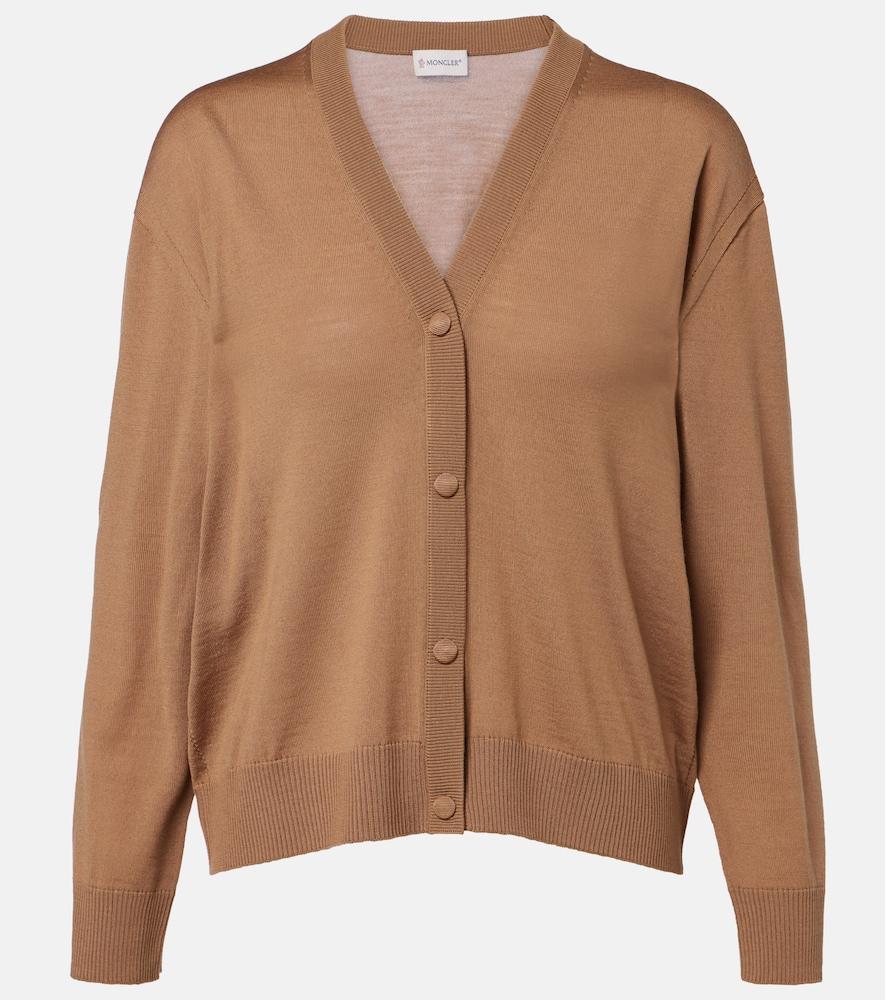 moncler virgin wool cardigan