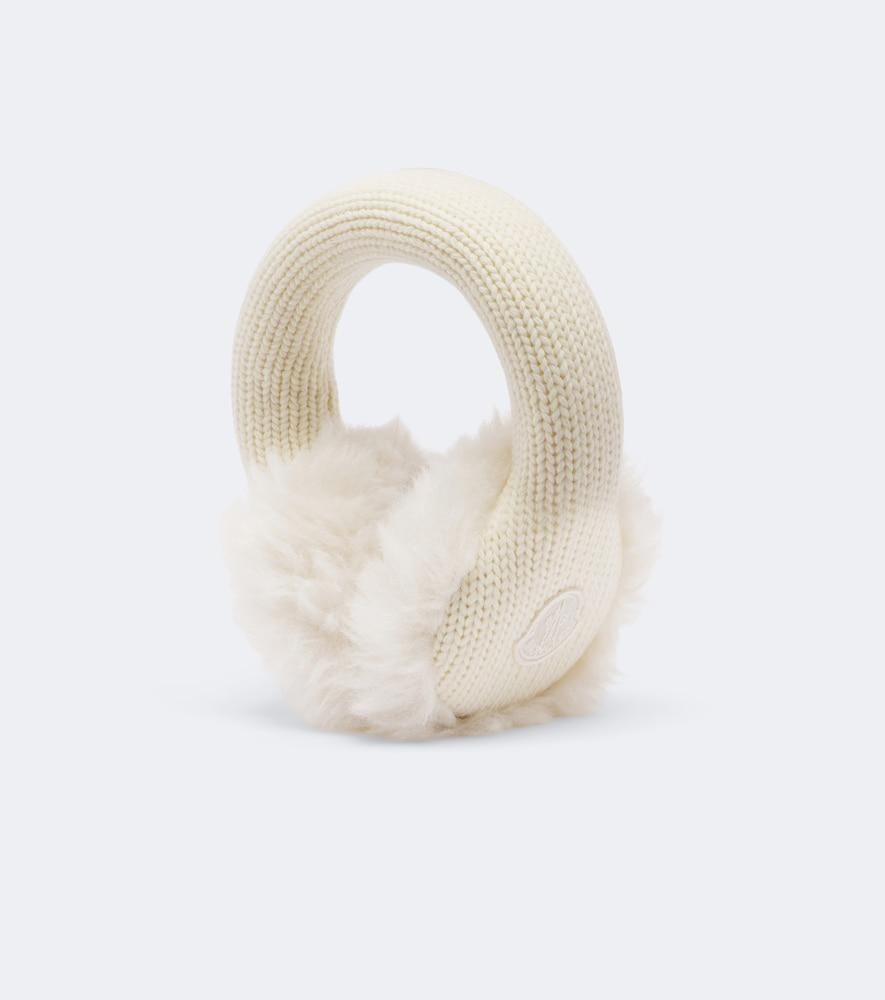 moncler virgin wool earmuffs