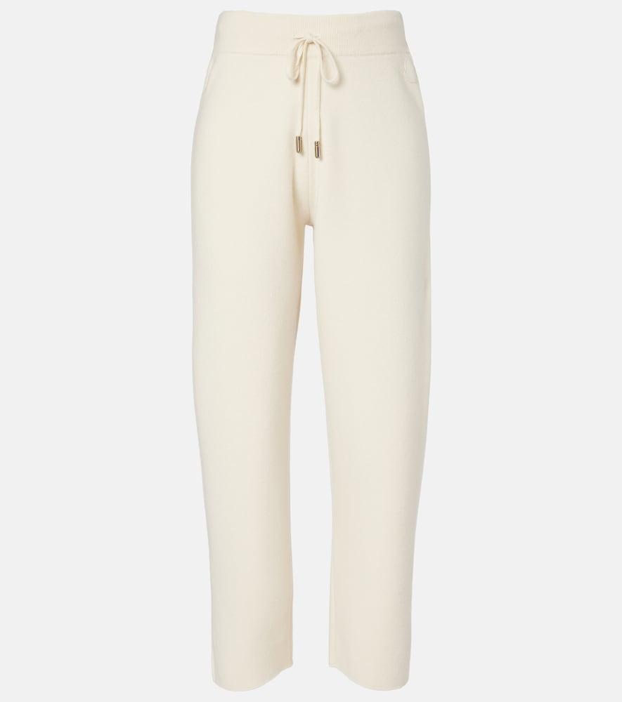moncler wool and cashmere sweatpants