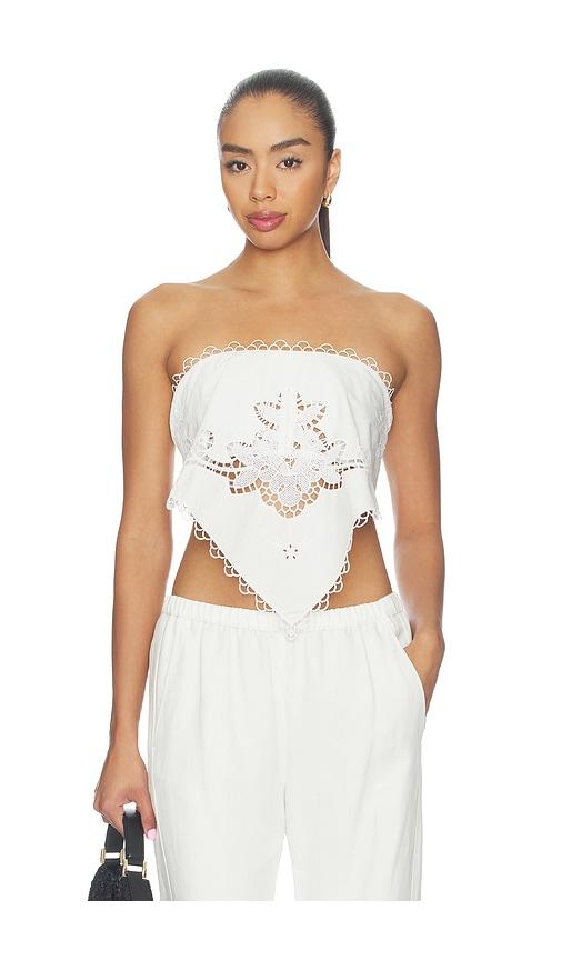 monse table cloth top in white. - size 0 (also in 2, 4, 6)