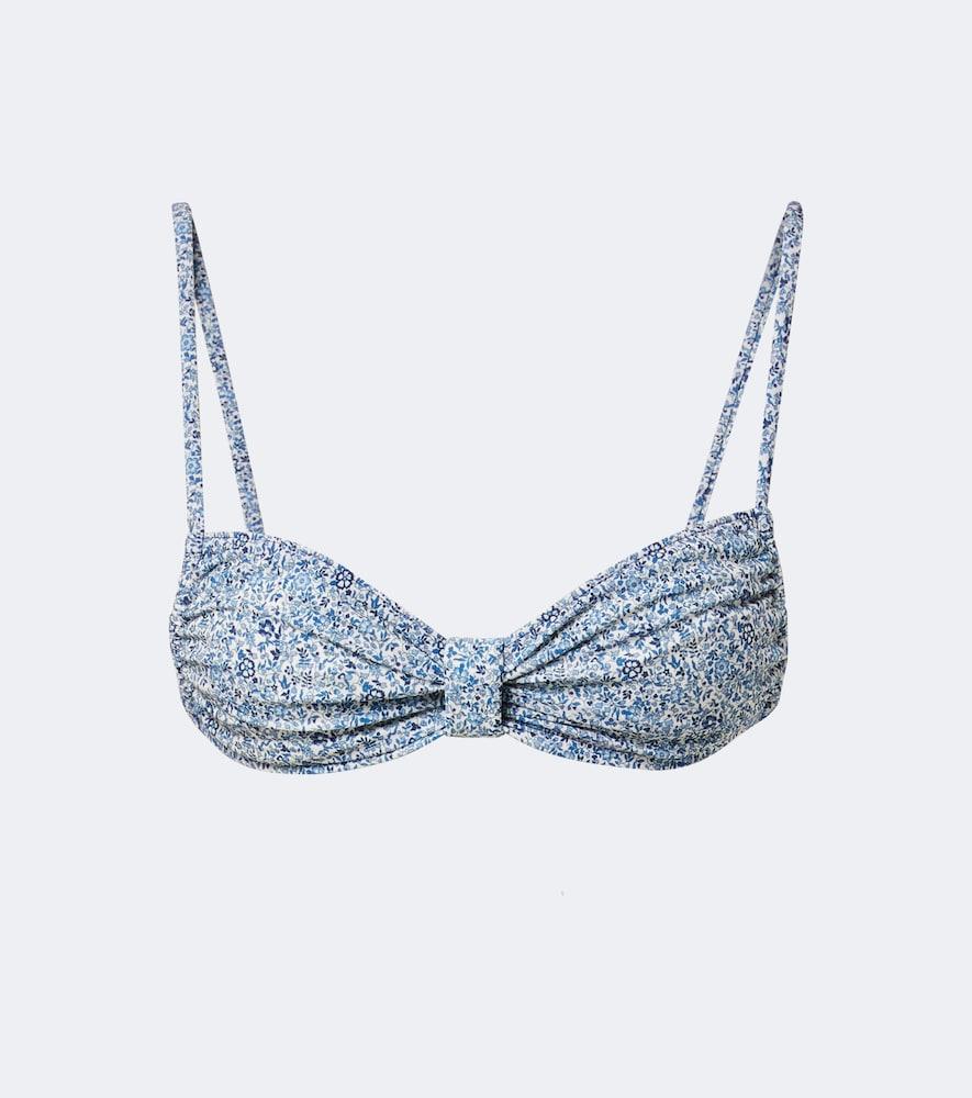 montce devin floral bikini top