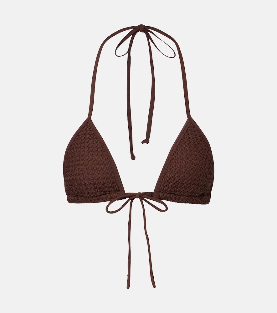 montce emma crochet bikini top