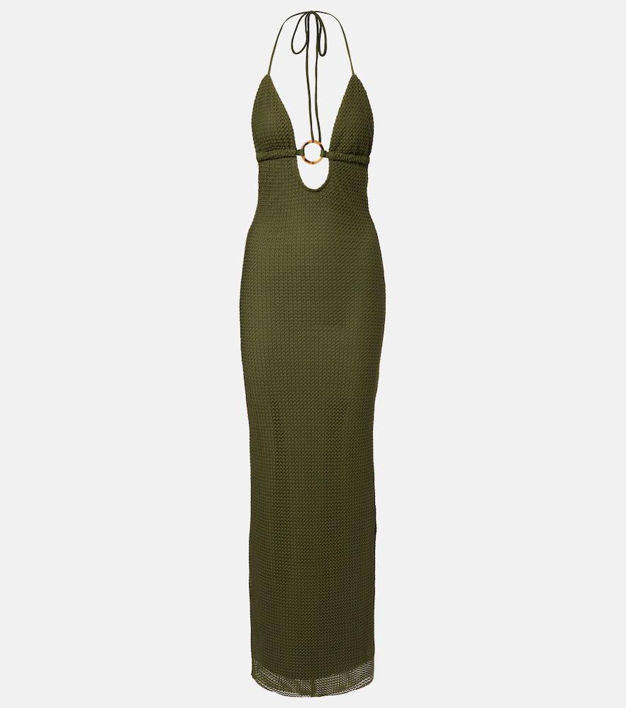 montce emma crochet maxi dress