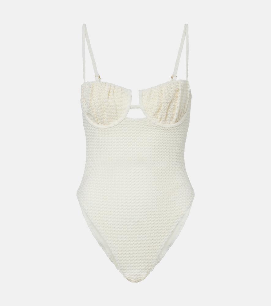 montce petal crochet swimsuit