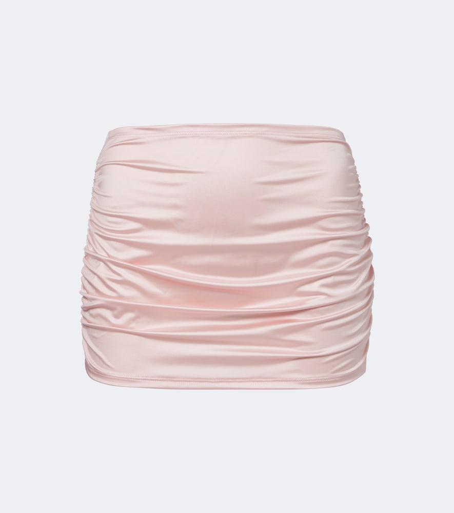 montce ruched miniskirt
