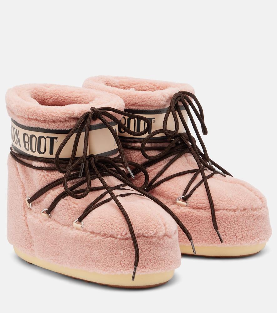 moon boot icon low fleece snow boots