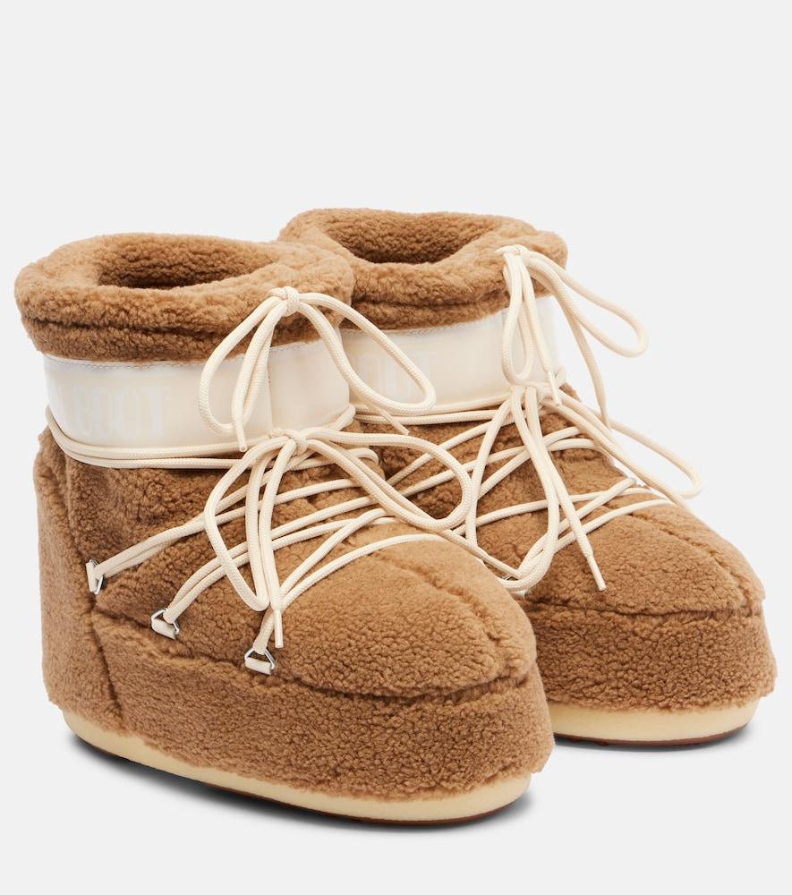 moon boot icon low fleece snow boots