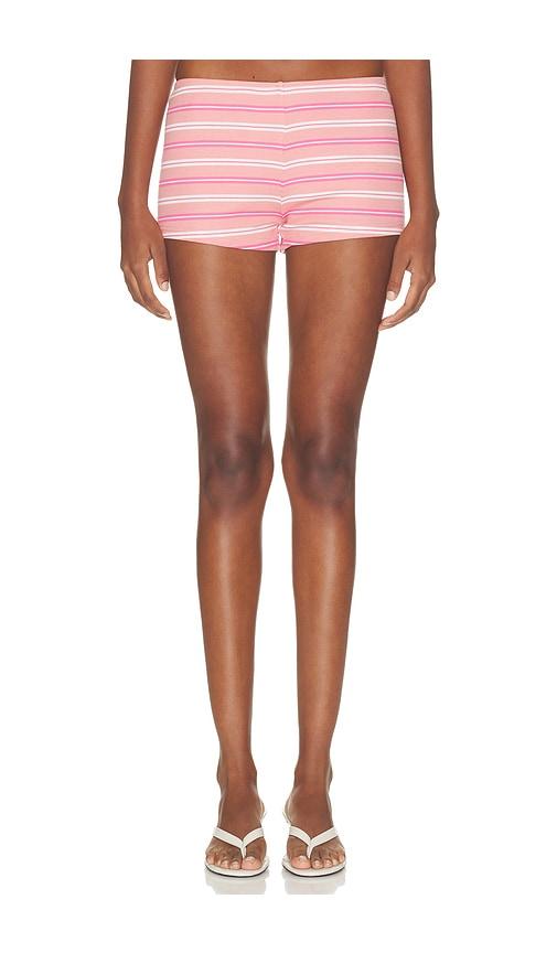 more to come cynthia micro short in pink. - size l (also in m, s, xl, xs, xxs)