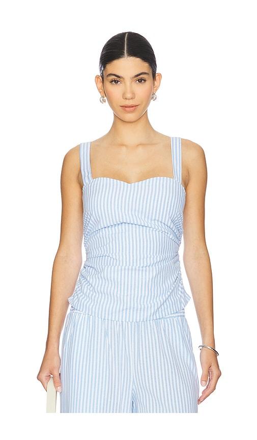 more to come etta top in baby blue. - size s (also in xs, xxs)