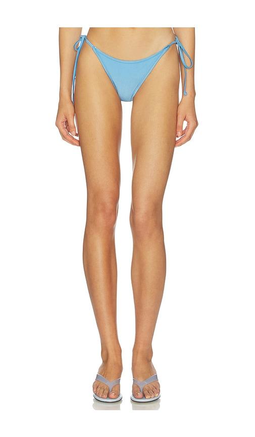 more to come junia bikini bottom in blue. - size l (also in xs, s, m, xl)