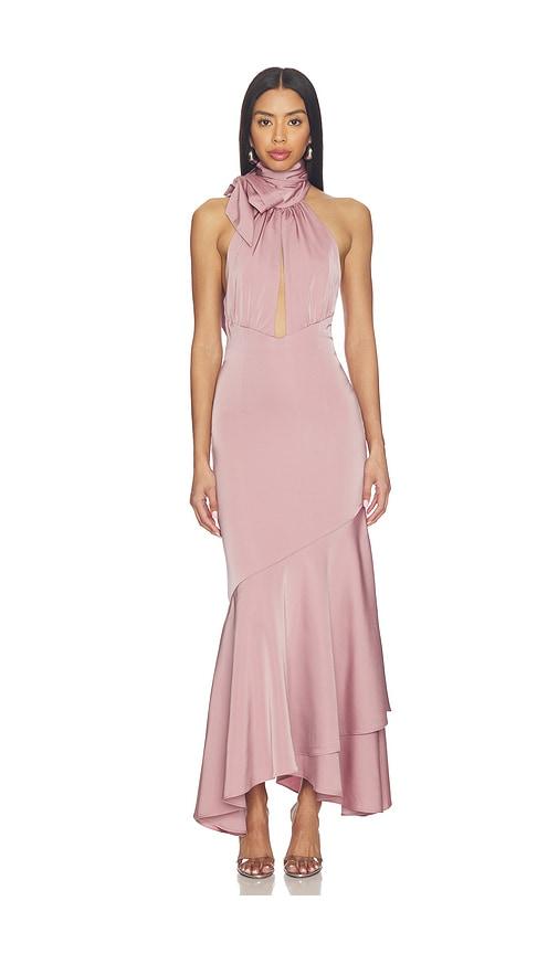 more to come venita maxi dress in mauve. - size xs (also in xxs)