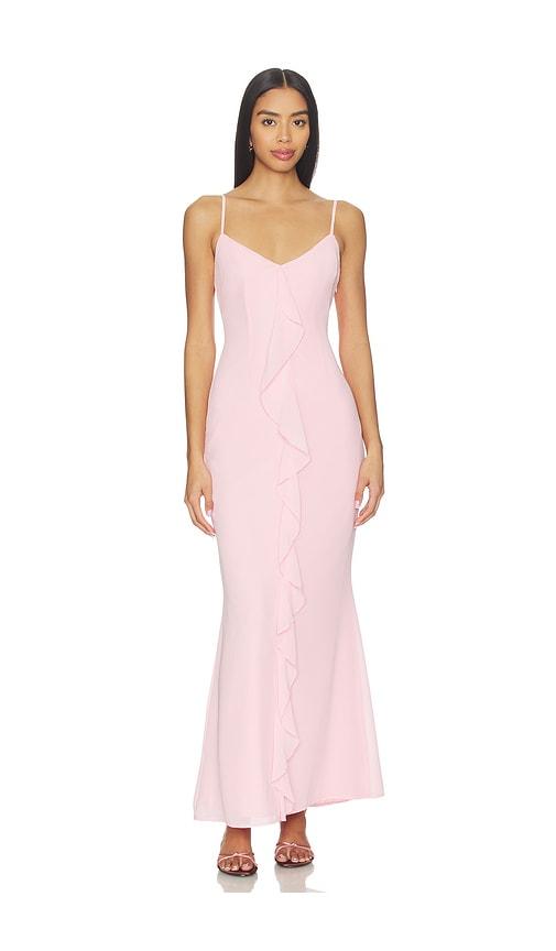 more to come vienna maxi dress in pink. - size m (also in xxs, xs, s)