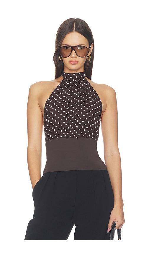 more to come x blake evin justina halter top in multi. - size l (also in xxs, xs, s, m, xl)