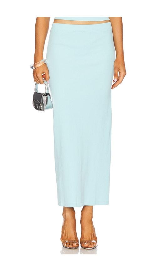 mother of all antonia skirt in baby blue. - size m (also in xs, s, l)