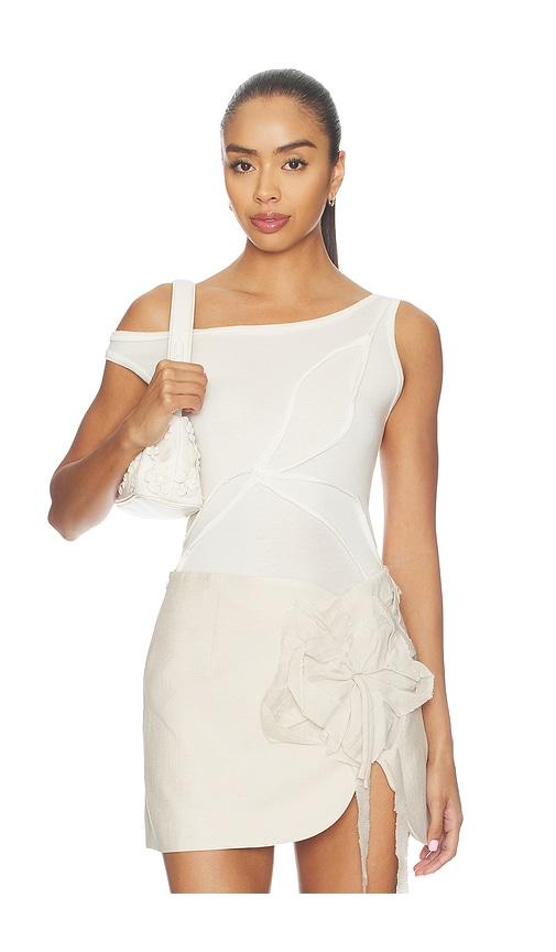 mother of all papper off shoulder top in cream. - size m (also in xs, s)
