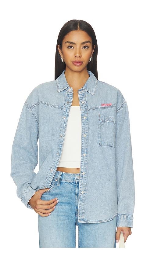 mother the big splash top in blue. - size l (also in s)