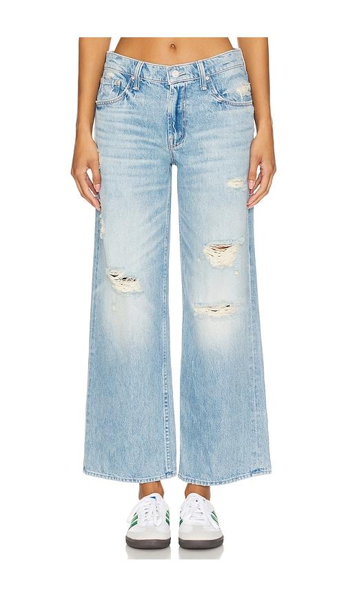 mother the down low spinner hover in denim-light. - size 26 (also in 29, 30)