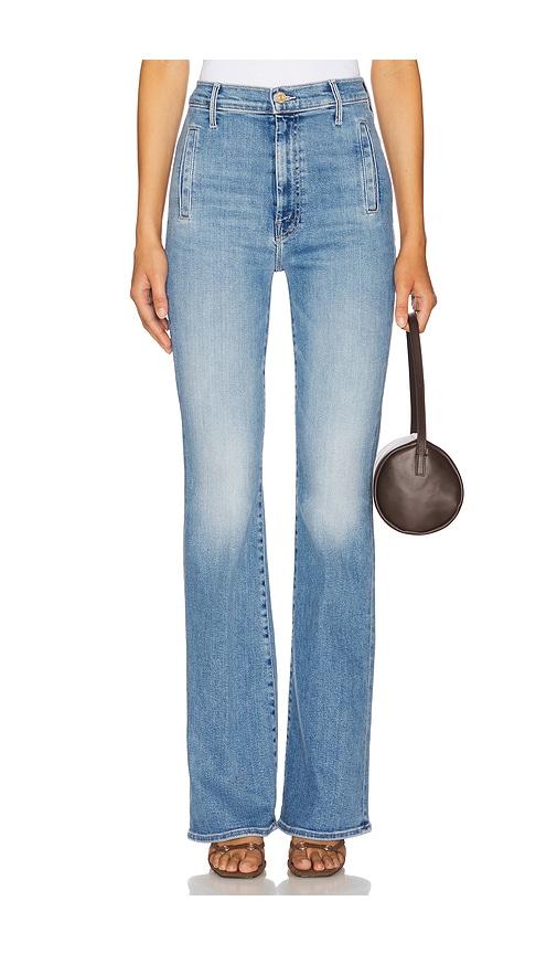 mother the drama jeans in blue. - size 33 (also in 34)