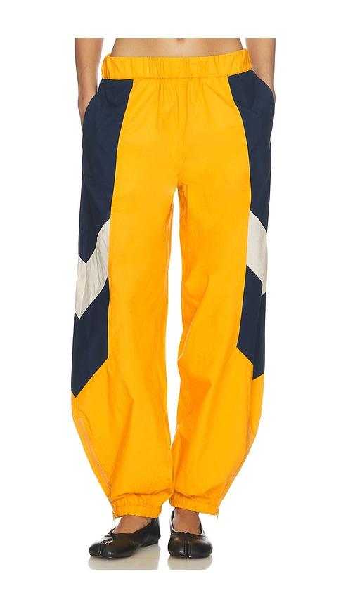 mother the home stretch sneak pants in yellow. - size s (also in xl)