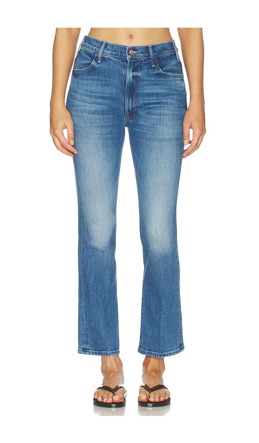 mother the hustler flood jeans in navy. - size 24 (also in 25, 26, 28, 34)