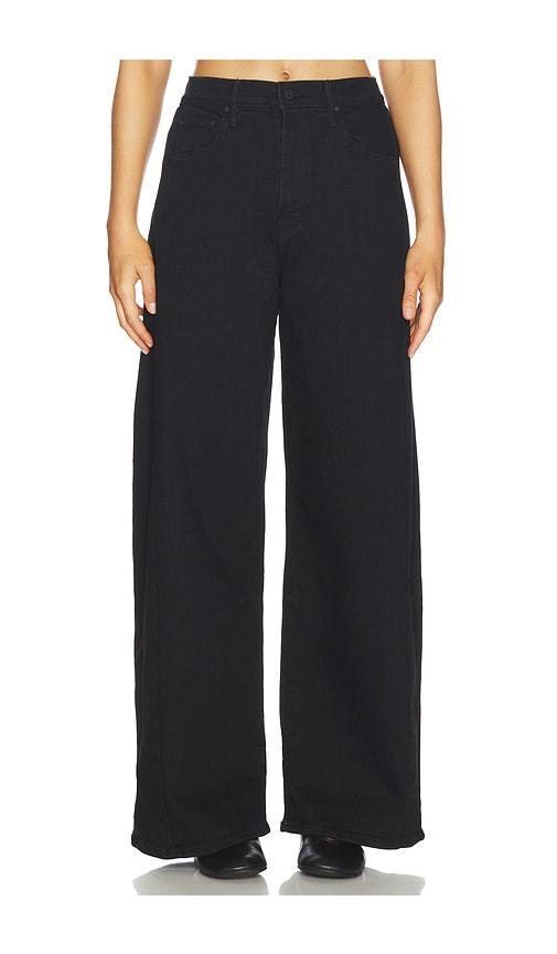 mother the pipe-dream zip sneak jeans in black. - size 23 (also in 24, 25, 26)