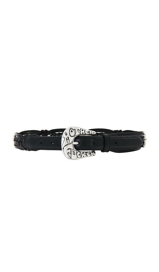 mother the stone weaver belt in black. - size l (also in s, m)