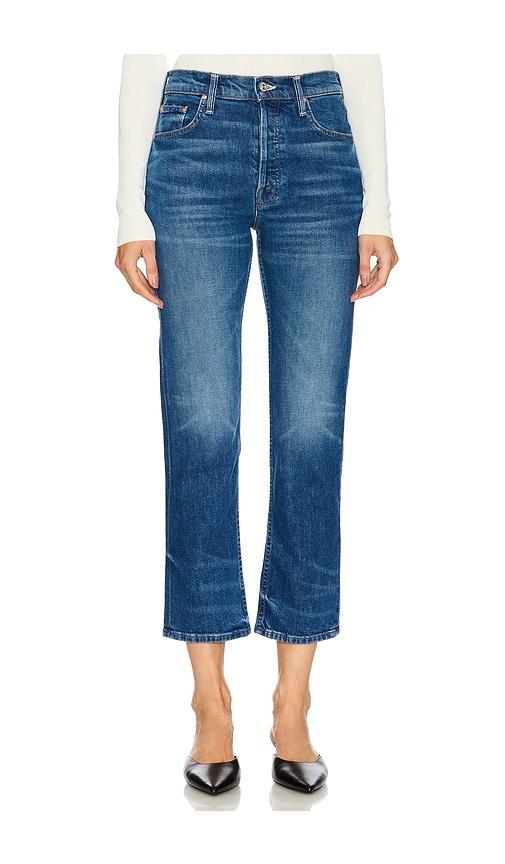 mother the tomcat ankle jeans in blue. - size 24 (also in 32)