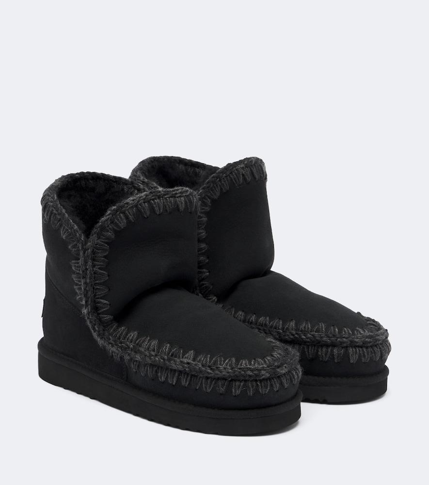 mou 18 shearling-lined suede ankle boots