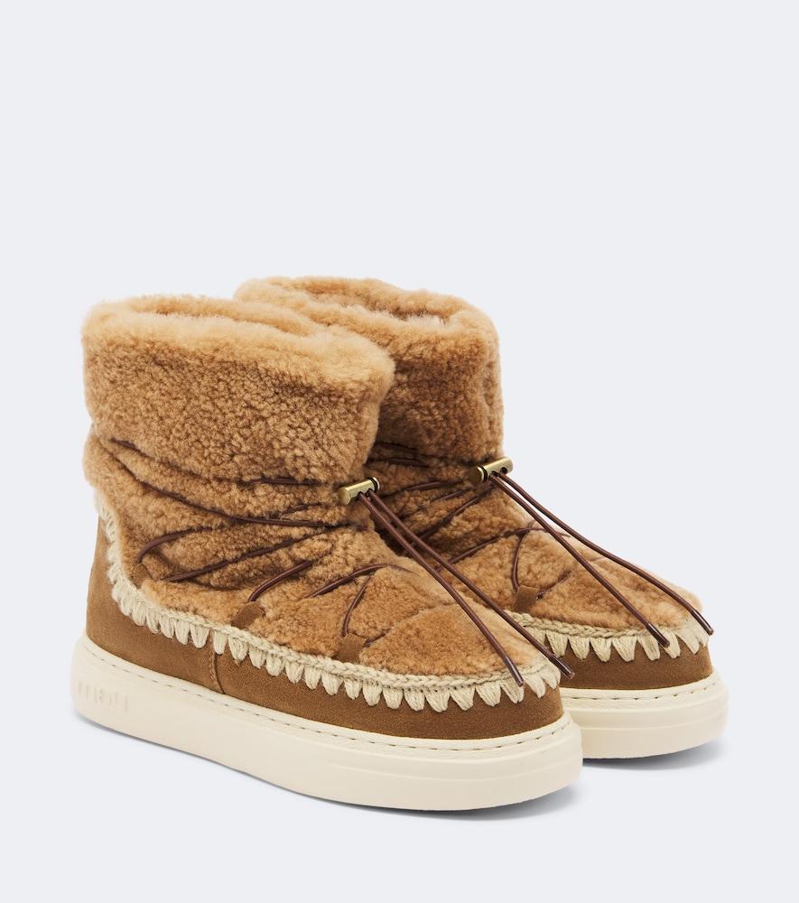 mou sneaker bold shearling ankle boots