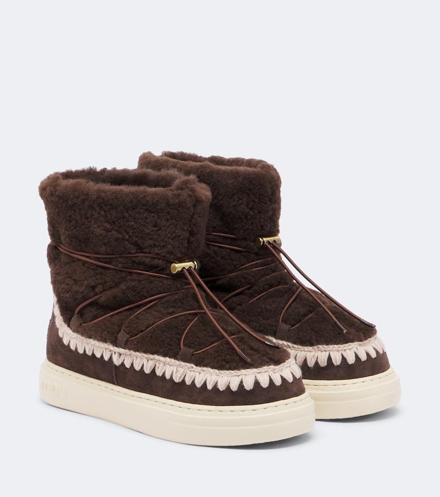 mou sneaker bold shearling ankle boots