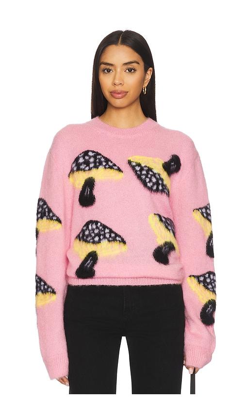 msgm fantasy mushroom sweater in pink. - size m (also in s, xs)
