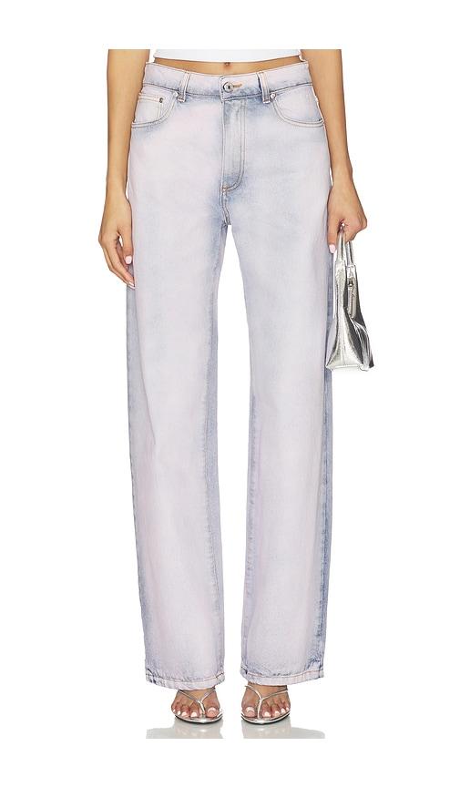 msgm light wash jean in pink. - size 38 (also in 40)
