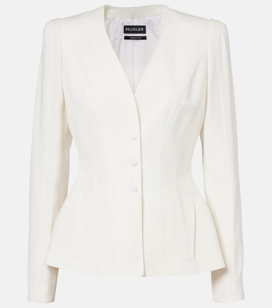 mugler re/edit single-breasted blazer