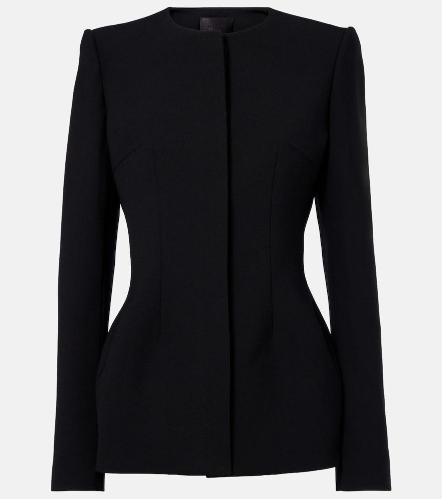 mugler single-breasted jacket