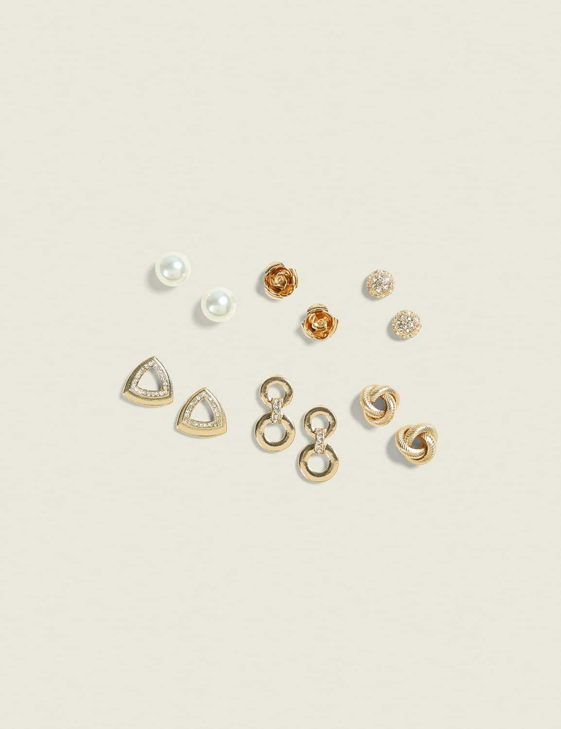 multi-shape earring 6-pack