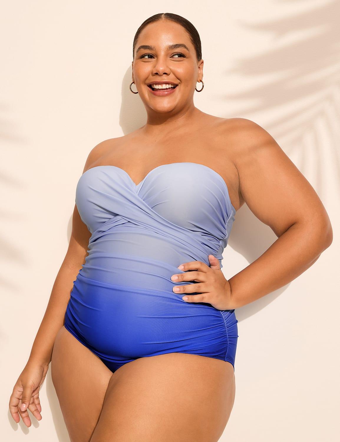 multi-way strapless underwire one-piece