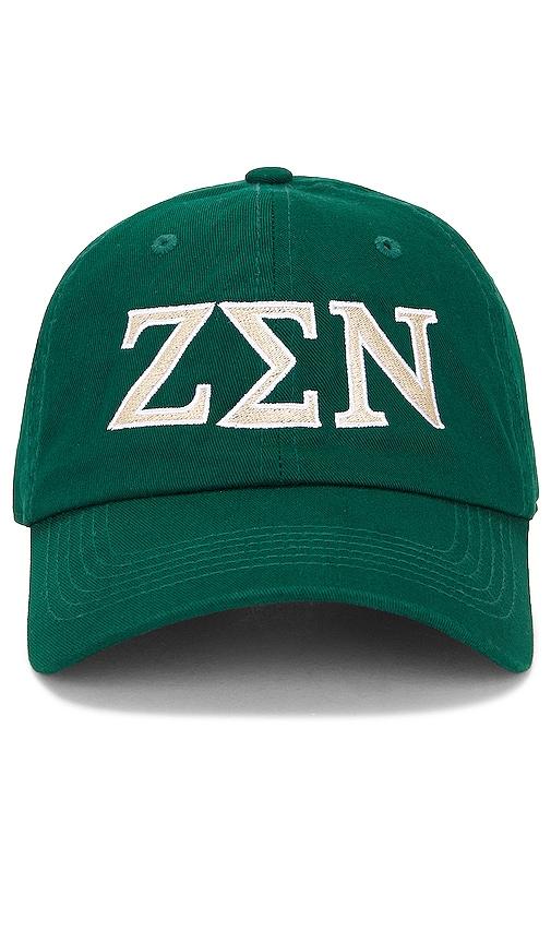 museum of peace and quiet zen dad hat in green.