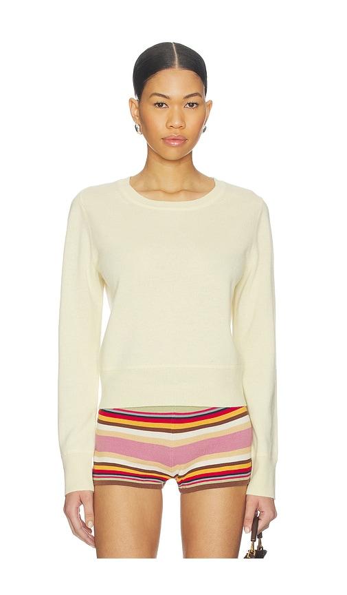 naadam crew pullover in yellow. - size l (also in s, m)