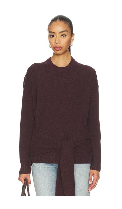 naadam premium cashmino crewneck sweater in brown. - size m (also in xs, s)