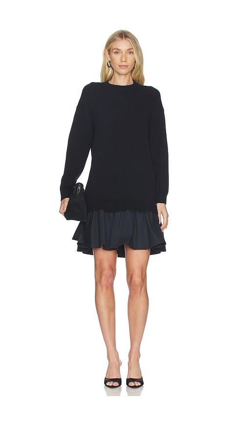 naadam premium cashmino mini dress in black. - size l (also in m)