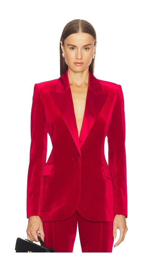nadine merabi beatrice blazer in red. - size 6/sm (also in 8/m)