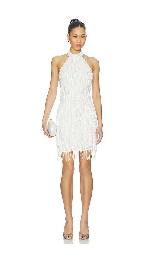 nadine merabi elle white dress in white. - size 10/l (also in 12/xl)