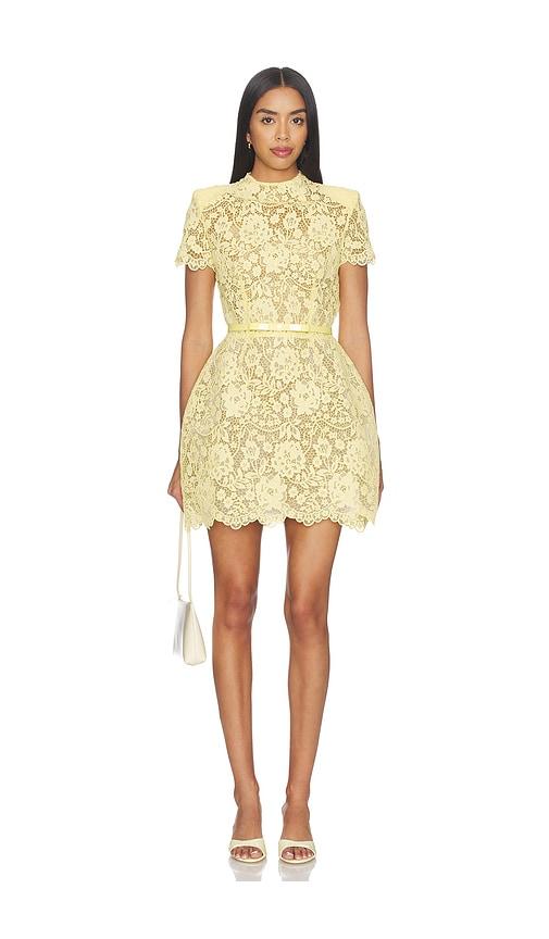 nadine merabi milly dress in lemon. - size 6/sm (also in 8/m)