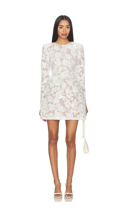 nadine merabi sienna white dress in white. - size 2/xs (also in 4/s)