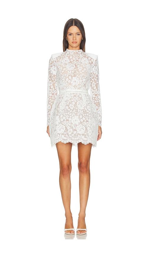 nadine merabi sophie dress in white. - size 10/l (also in 2/xs, 4/s, 6/sm, 8/m)