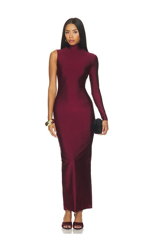 nakedvice amara dress in wine. - size l (also in m, s, xs)
