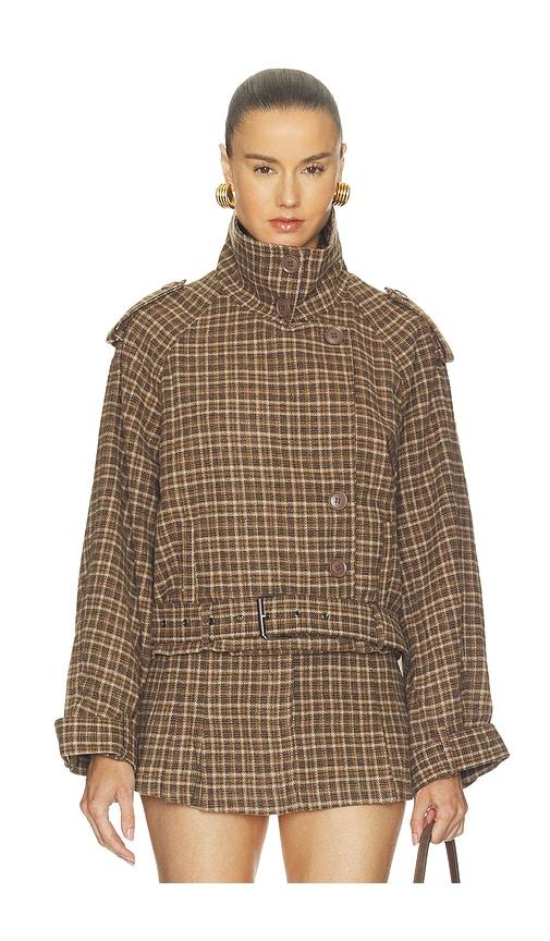 nakedvice fletcher check jacket in multi. - size m (also in s, xs)