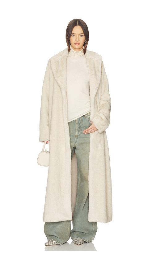 nakedvice the delaney coat in neutral. - size l (also in s)