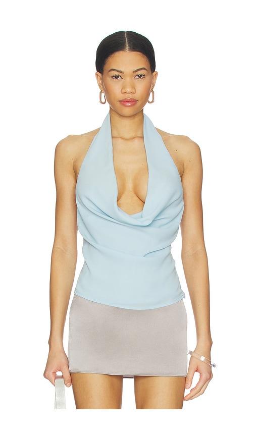 nakedvice the emma top in baby blue. - size l (also in m, s)