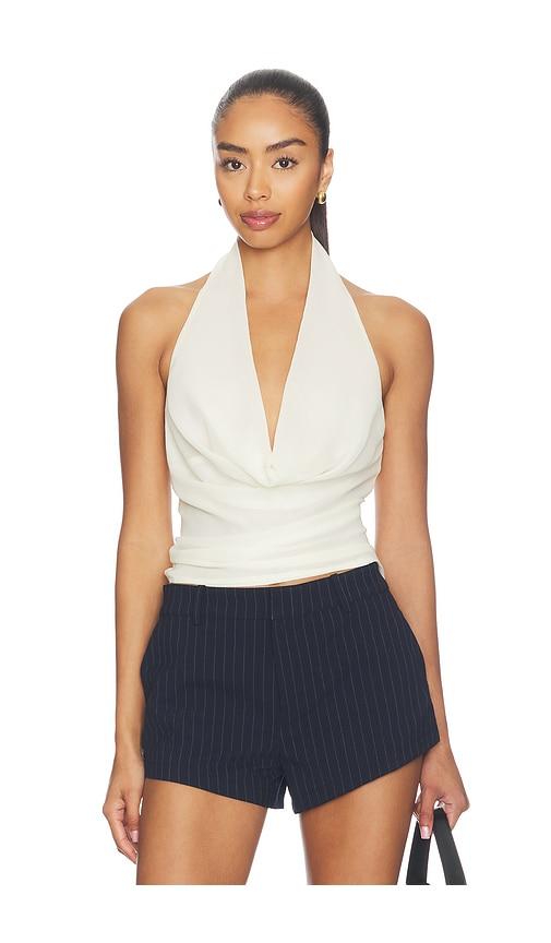 nakedvice the emma top in white. - size l (also in xs, s, m)